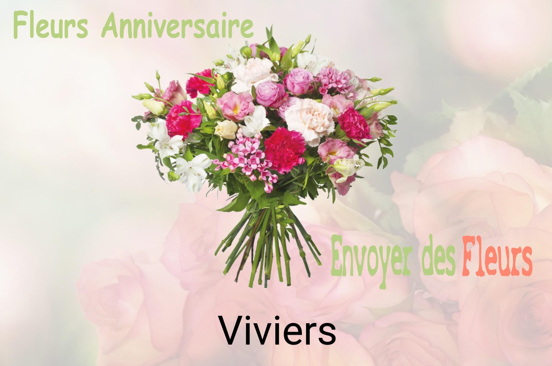 Bouquet de fleurs d’anniversaire livré à Viviers