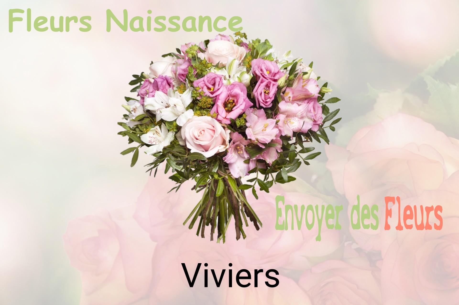 Bouquet de fleurs de naissance livré à Viviers